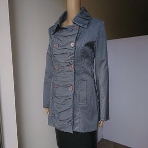 Long Military Style Made In Italy Jacket Size M